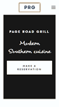 Mobile Screenshot of pageroadgrill.com